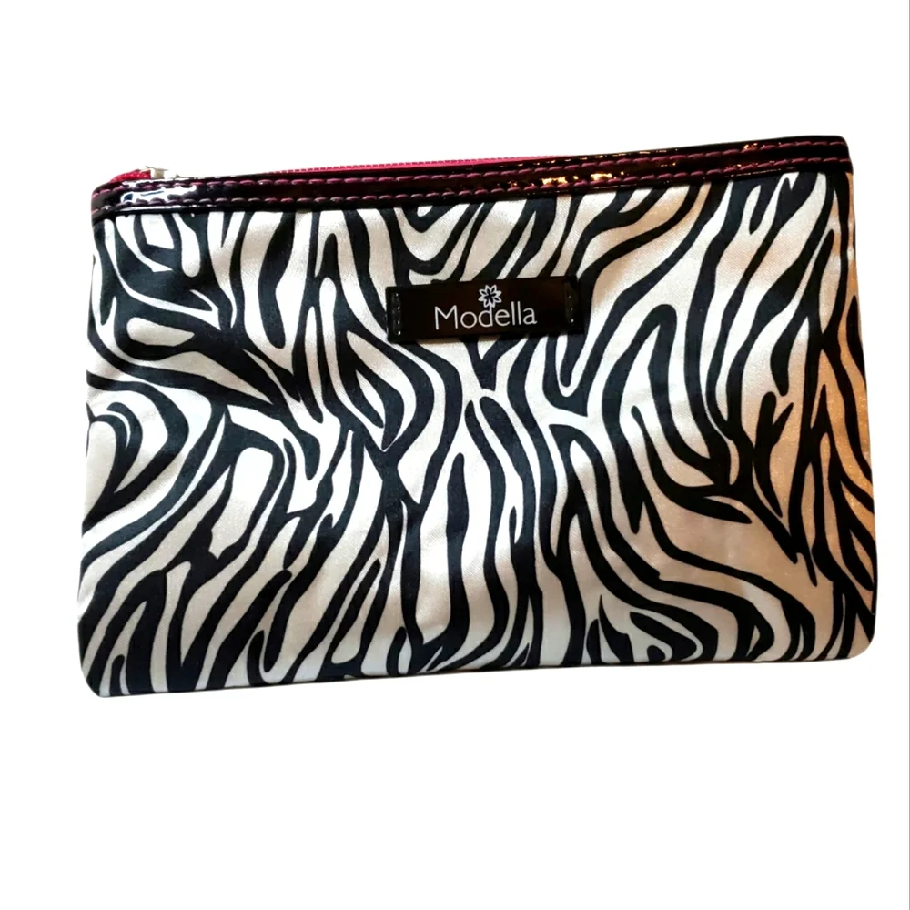 Small Zebra Cosmetic Bag